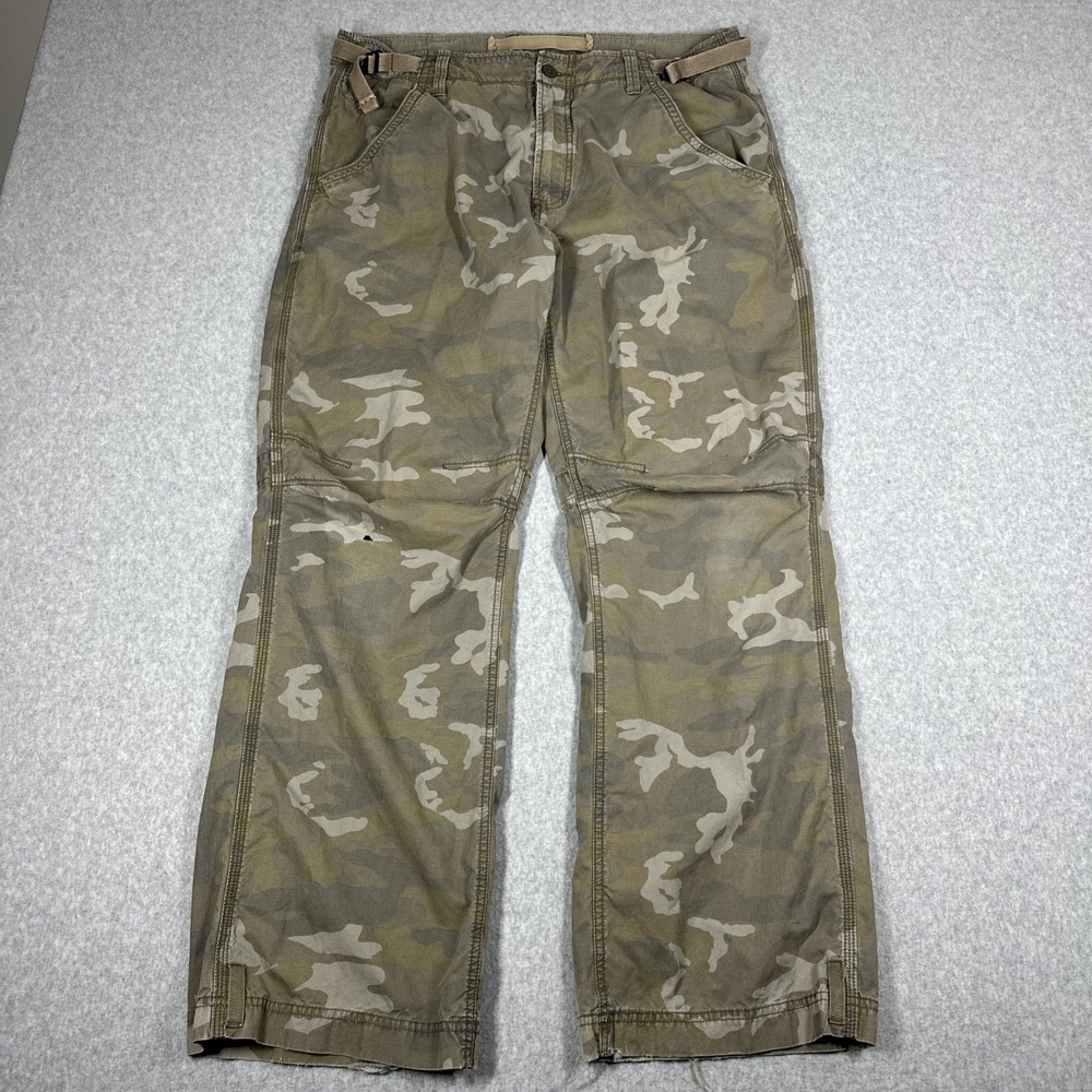 Y2K Gap Gapkhakis Loose fit Camo distressed Fatigues Men's 36x32(36x31) Pants